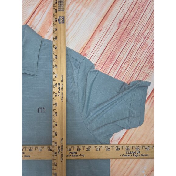 Travis Mathew Mens Polo Shirt Large Sage Green - Picture 7 of 7
